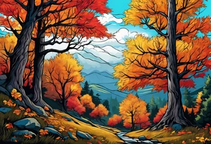 If you feel like you are losing everything, remember tress lose their leaves every year, yet they still stand tall and wait for better days to come. tattoo idea