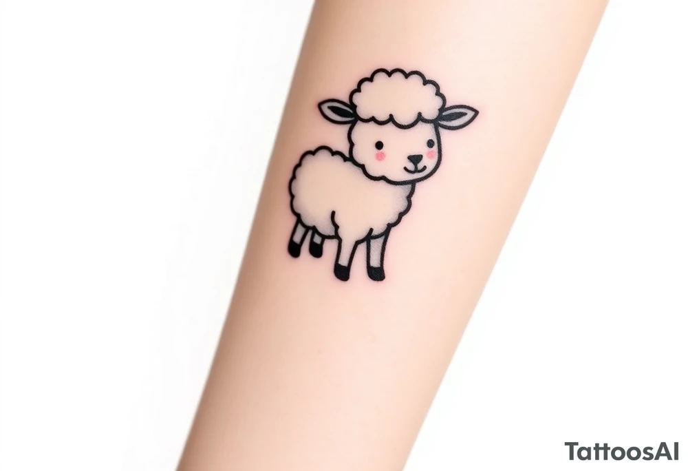 Black sheep tattoo idea