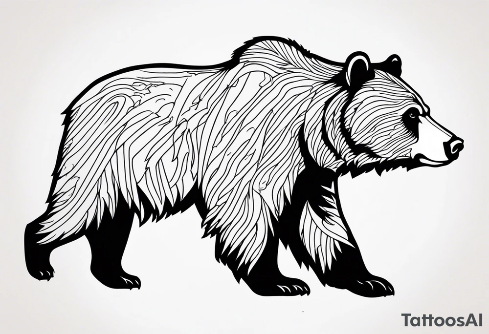 grizzly bear tattoo idea