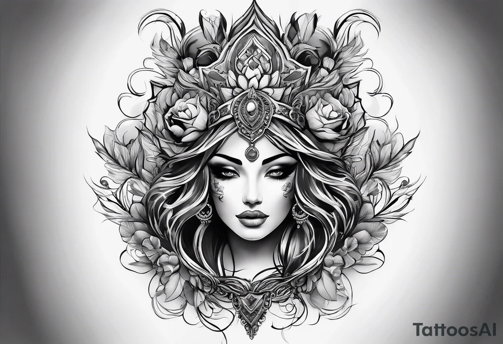 full arm sleeve tattoo idea
