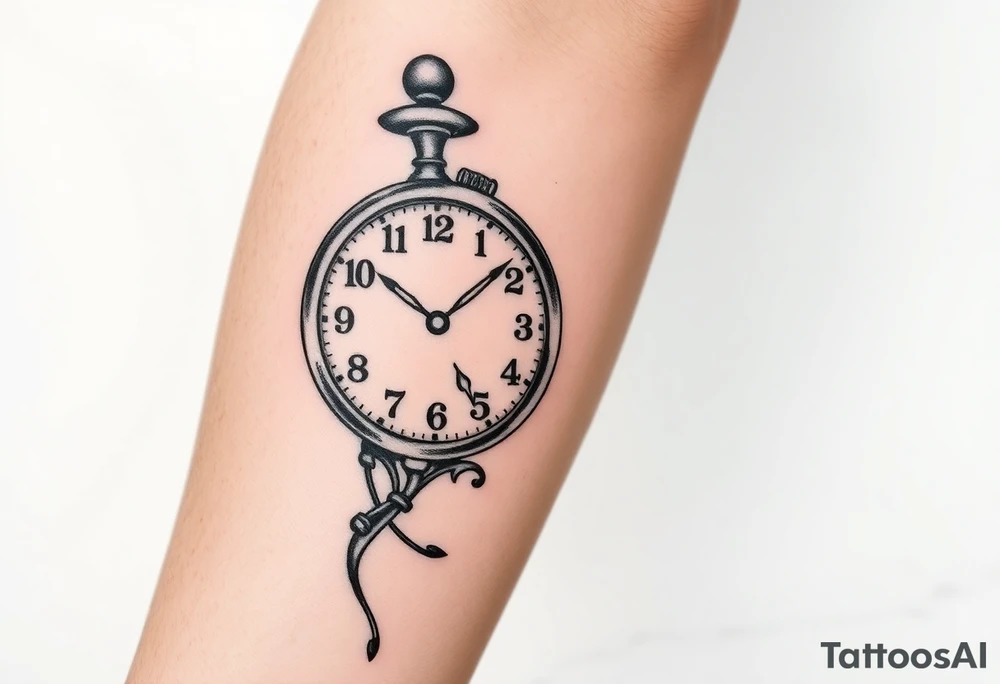 Imaginez un tatouage noir et blanc pour l'avant bras avec horloge affichant 6h40, avec  le Colisé en arrière plan du tatouage  un gladiateur avec une abeille sur le bouclier  une carte de la Corse tattoo idea