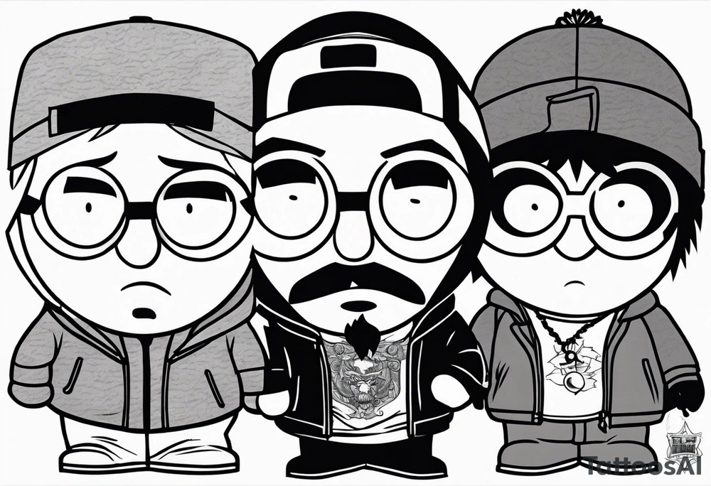 South Park tattoo of one of the characters tattoo idea
