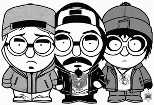 South Park tattoo of one of the characters tattoo idea