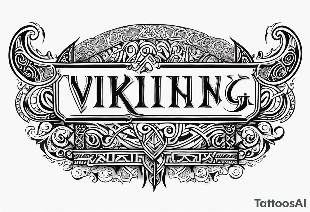 Viking tattoo idea