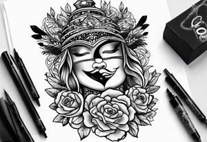 Georgia country tattoo idea