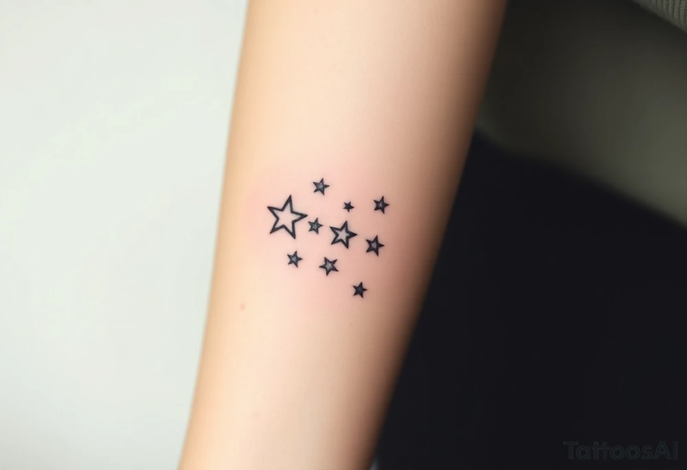 Stars tattoo idea