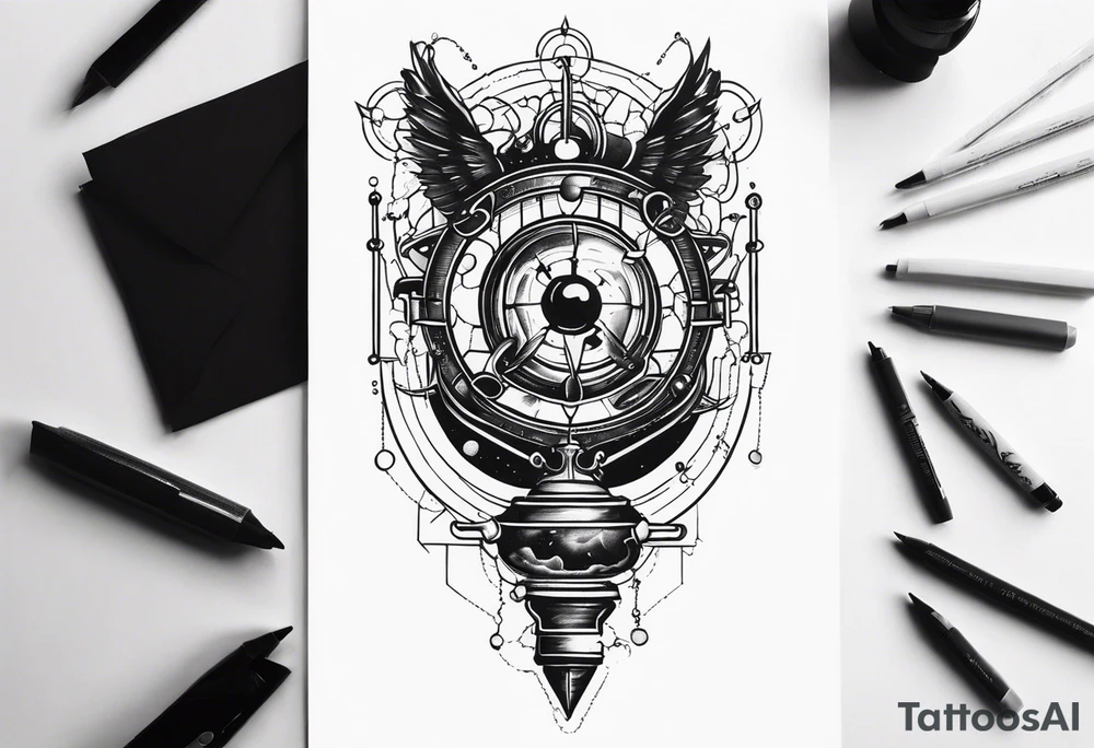 science tattoo tattoo idea
