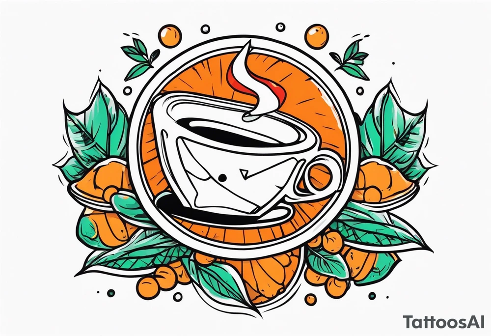 cute cocain tattoo idea