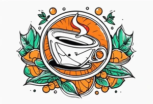 cute cocain tattoo idea
