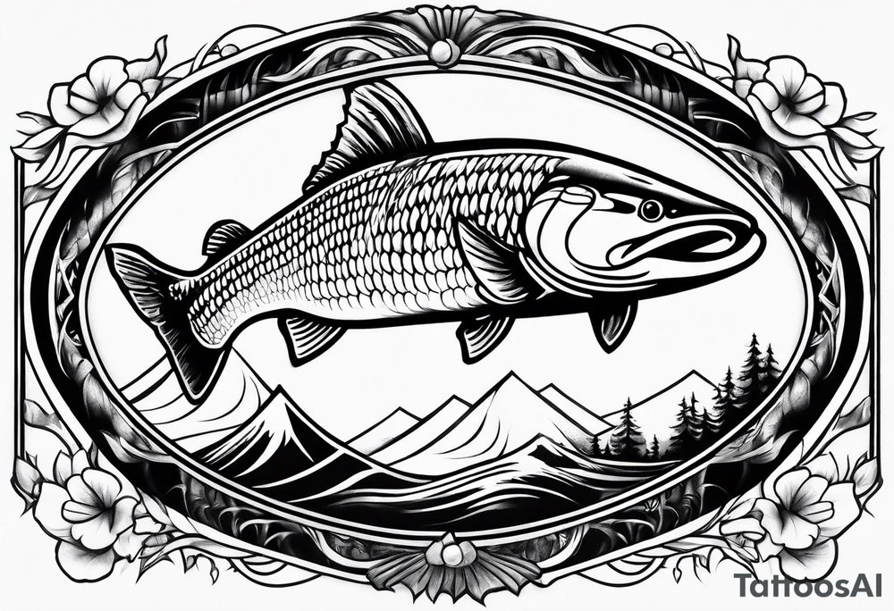 pike jump tattoo idea