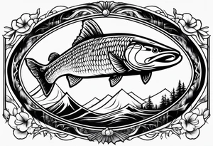 pike jump tattoo idea