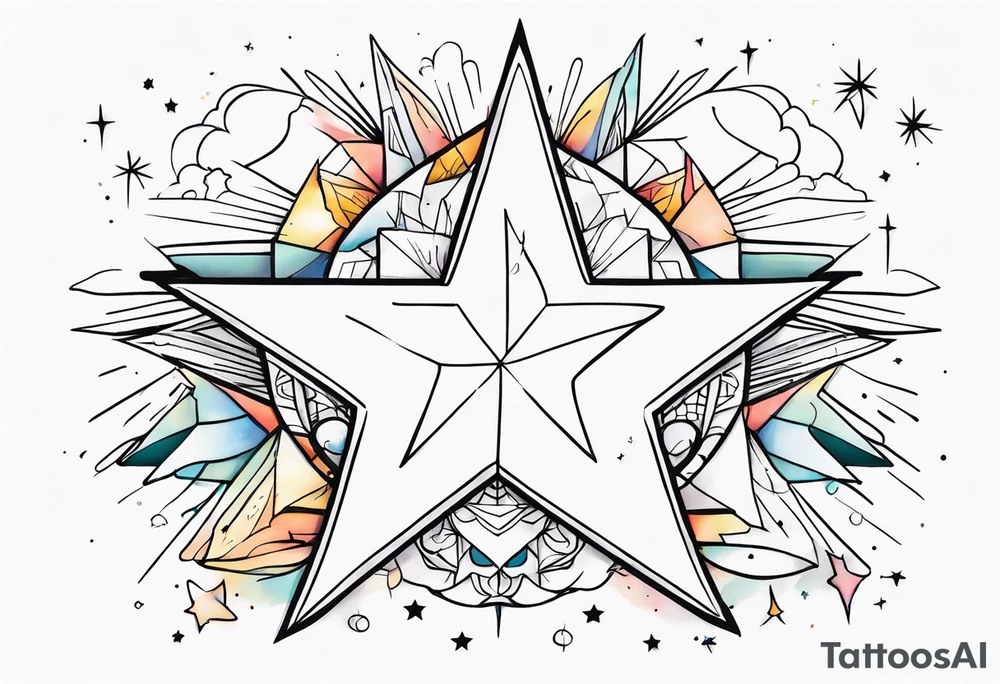 stars tattoo idea