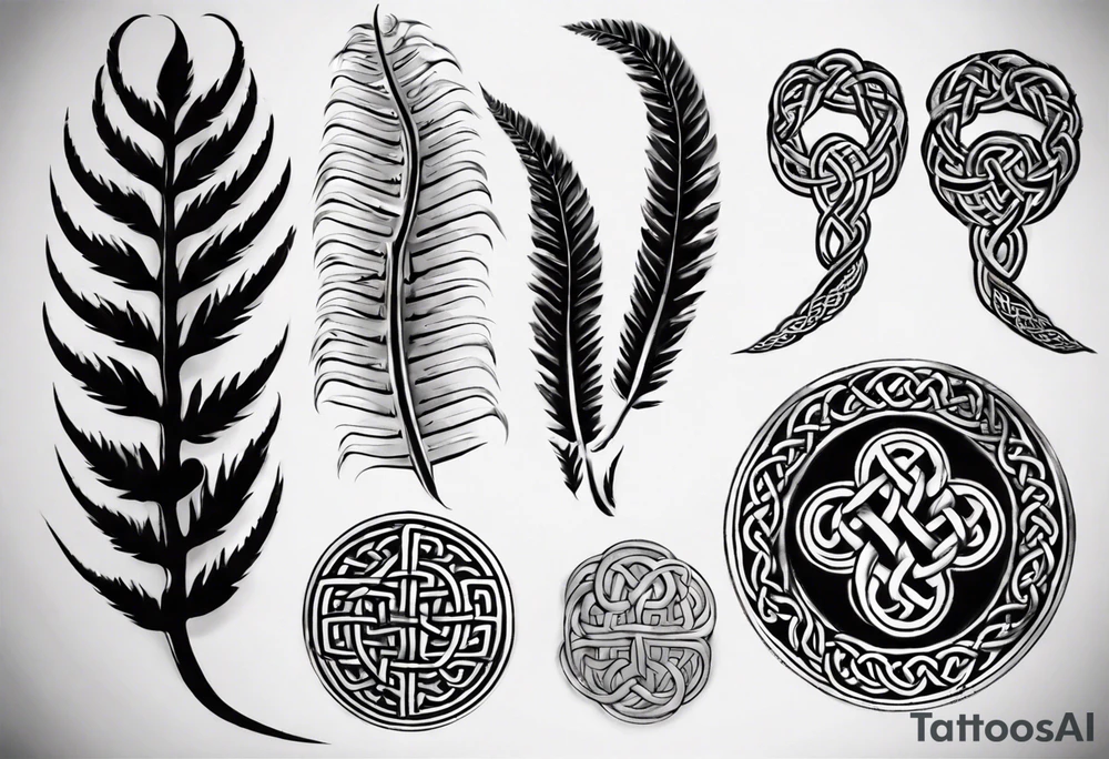 Silver Fern, Celtic knots tattoo idea