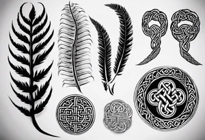 Silver Fern, Celtic knots tattoo idea