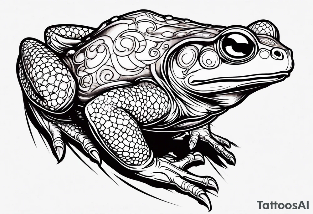 Jiraiya Naruto Gamakichi toad tattoo idea