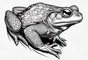Jiraiya Naruto Gamakichi toad tattoo idea