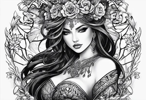 Intertwined M S tattoo idea