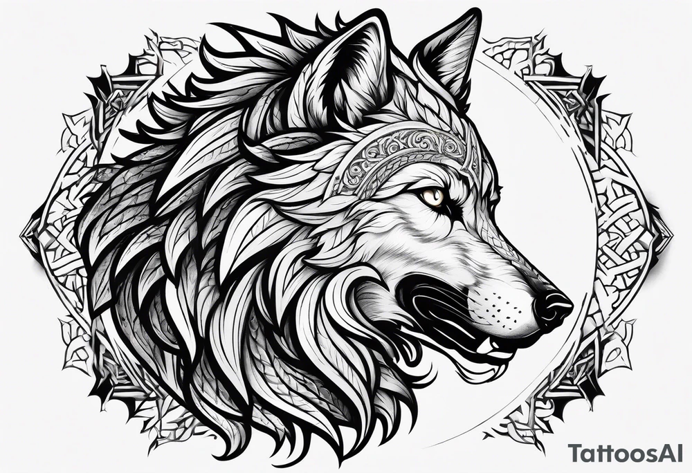 Fenrir tattoo idea