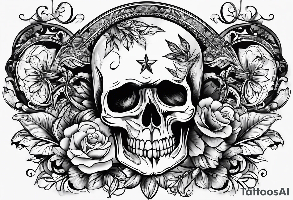 Love’s the death of peace of mind tattoo idea