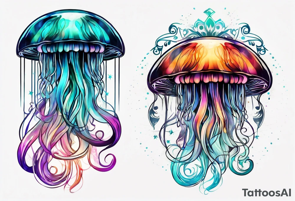 Jellyfish tattoo idea