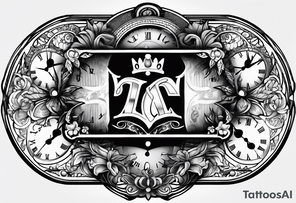 Time is money tattoo idea