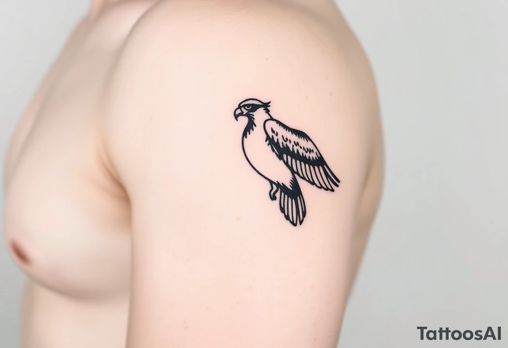 Realistic Osprey tattoo idea