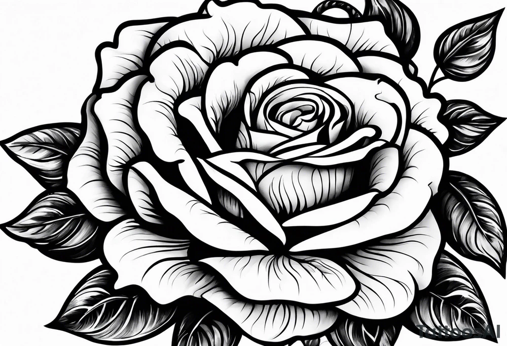 3 flowers rose avec un serpent tattoo idea