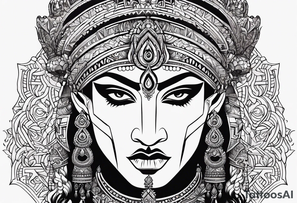 Ravan word only tattoo idea