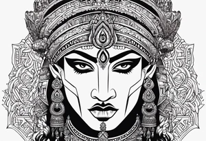 Ravan word only tattoo idea