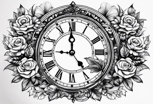 flow of time personified tattoo idea