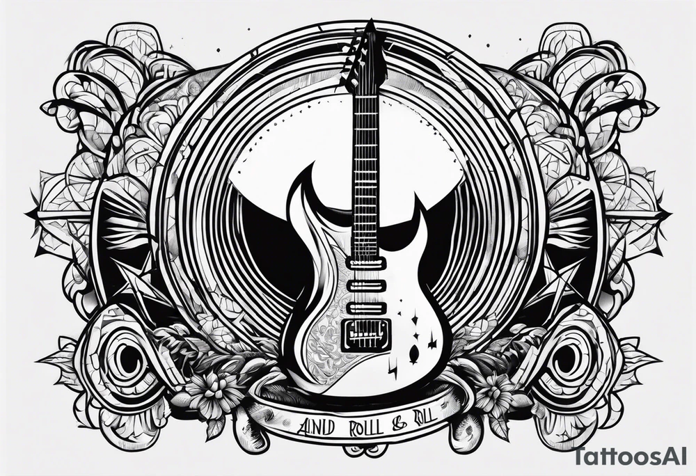Rock and roll sign tattoo idea