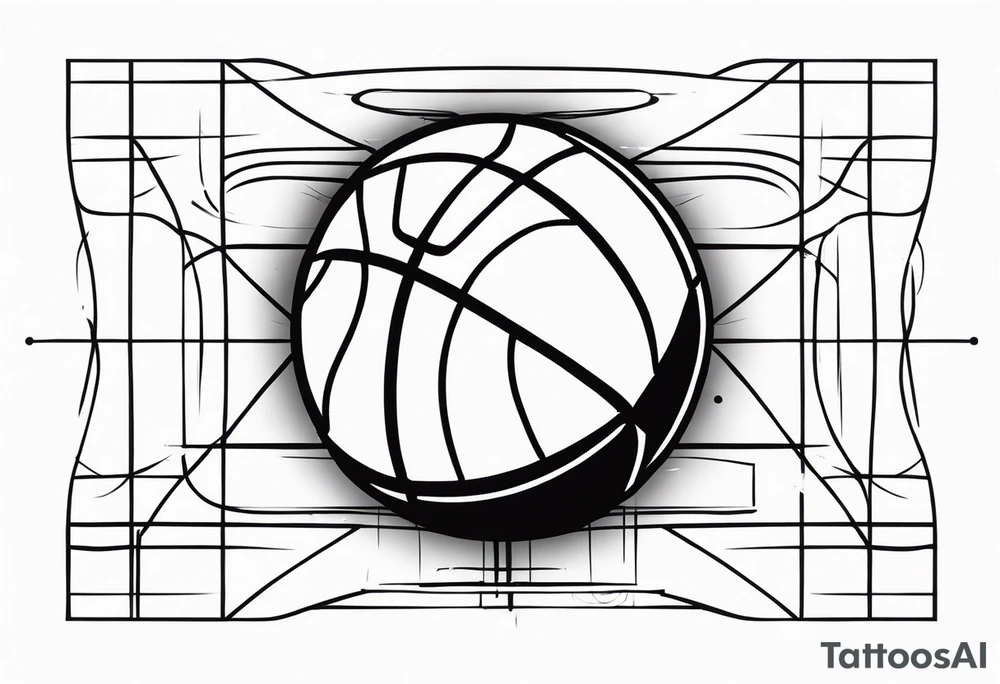 Basketball tattoo idea