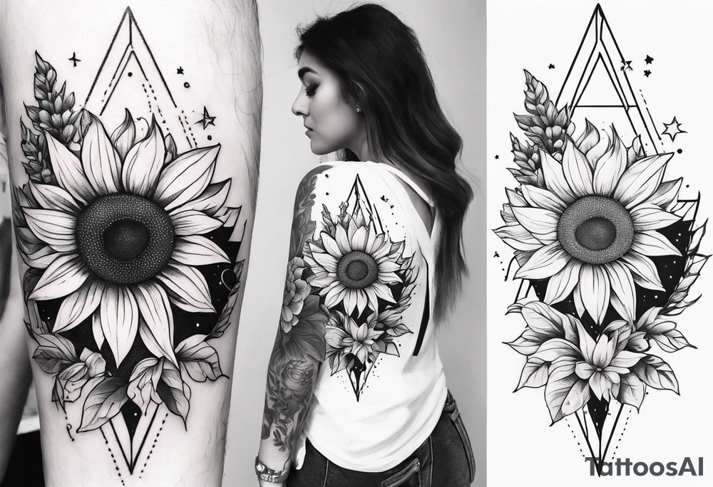 I’m a Capricorn I love sunflowers, stars and set sunsets I also think a Cassiopeia consultation  is tired to me name starts with a W I have 3 kids 1 boy and 2 girls for my  fore arm tattoo idea