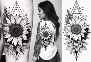 I’m a Capricorn I love sunflowers, stars and set sunsets I also think a Cassiopeia consultation  is tired to me name starts with a W I have 3 kids 1 boy and 2 girls for my  fore arm tattoo idea