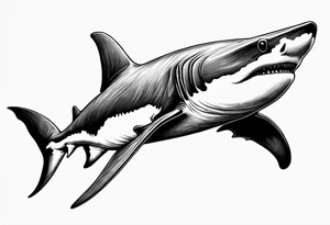 Hammerhead shark tattoo idea