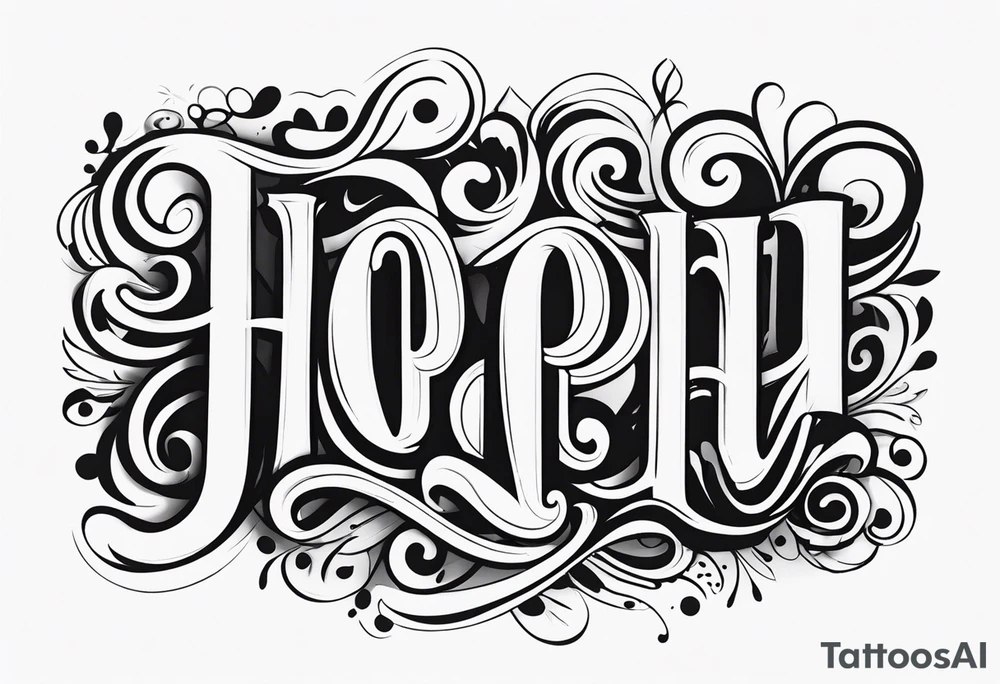 Happy tattoo idea