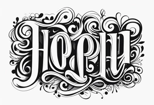 Happy tattoo idea