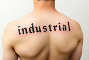 industrial silence tattoo idea