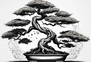 bonsai. dark tattoo idea