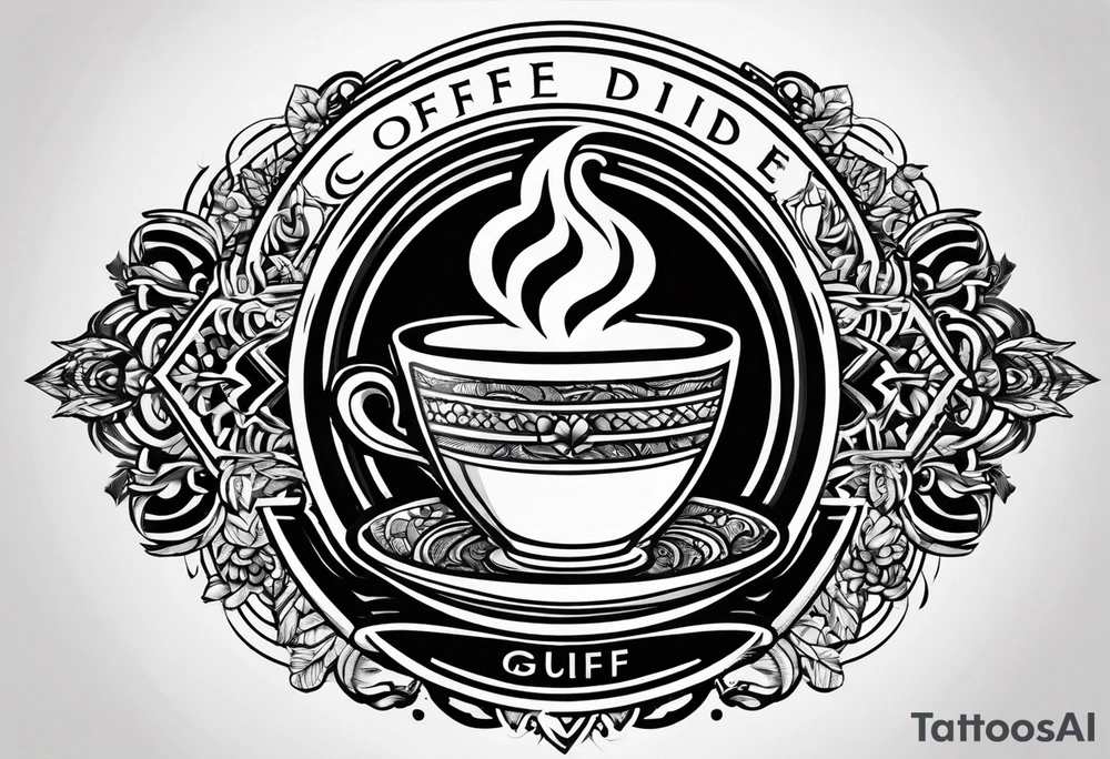 Logo for Gulf Dide Coffee tattoo idea