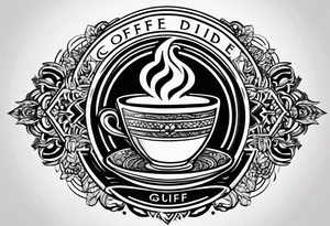 Logo for Gulf Dide Coffee tattoo idea