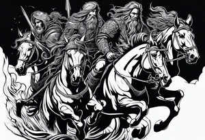 Four Horsemen of the Apocalypse tattoo idea