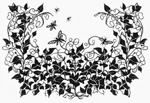 ivy, ants, tattoo idea