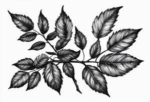Elm Leaf tattoo idea