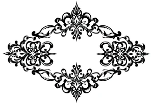 mytical shaman and mytolog style ornament with ancient rhyme tattoo idea