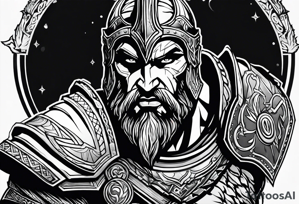 ares the god of war tattoo idea