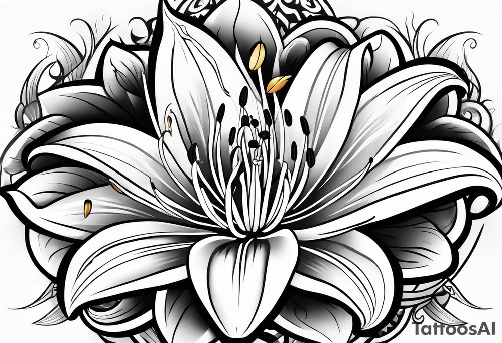 Lily tattoo idea