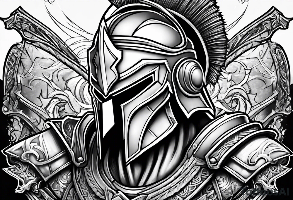 spartan tattoo idea