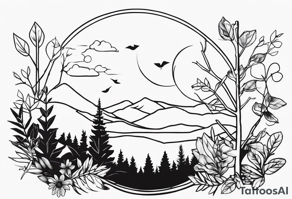 Nature tattoo idea