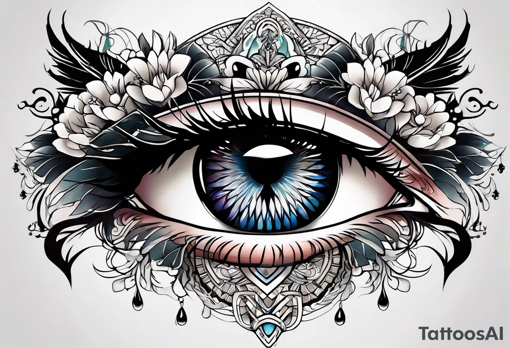 Byakugan eyes tattoo idea